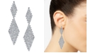 INC International Concepts Crystal Mesh Drop Earrings, Created for Macy's